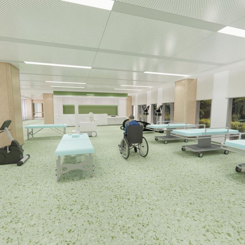 লুমিনা হেলথ/ইনফিনিটি সিরিজ: নার্সিংহোমের জন্য অ্যান্টিমাইক্রোবিয়াল সহজে পরিষ্কারযোগ্য বাণিজ্যিক মেঝে