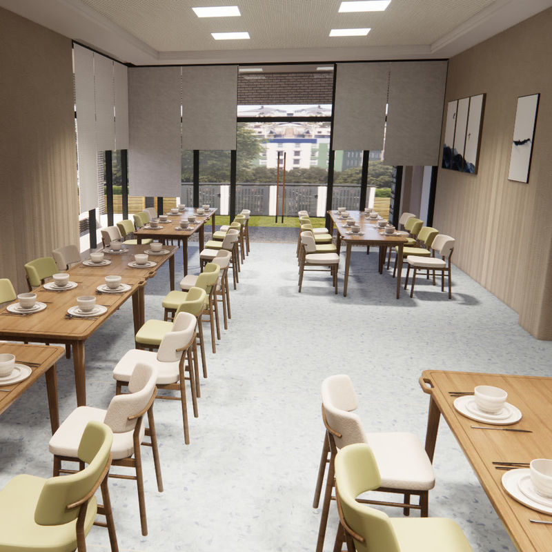 বয়সের জন্য অনুকূল স্বাস্থ্যকর অভিন্ন মেঝে নার্সিং হোমের জন্য