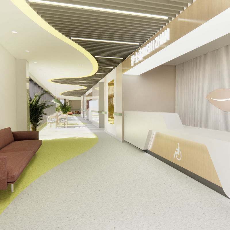 নার্সিংহোমের জন্য নন-স্লিপ স্বাস্থ্যকর ভিনাইল মেঝে – চিকিৎসা-গ্রেডের টেকসই সংস্করণ