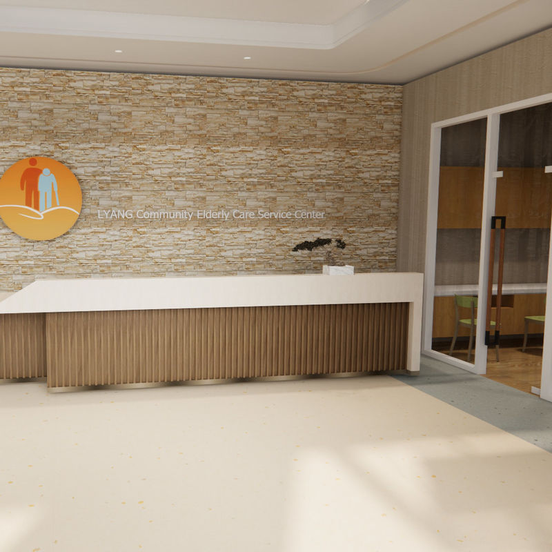 নার্সিংহোমগুলির জন্য পুনর্বাসন-যত্ন বিশেষ মেঝে - চিকিৎসা-গ্রেডের স্বাস্থ্যকর নিরাপদ শৈলী