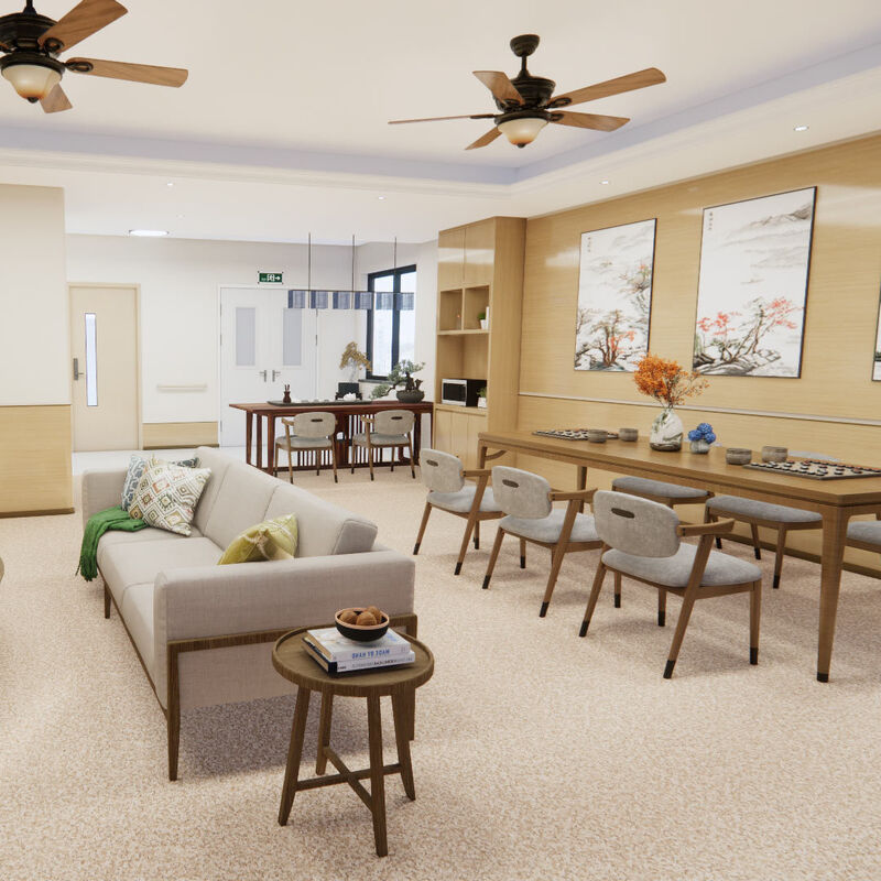 নার্সিংহোমের রোগীদের কক্ষের জন্য অ্যান্টি-স্ক্র্যাচ সারফেস সহ প্রভাব-প্রতিরোধী হোমোজেনিয়াস ফ্লোরিং