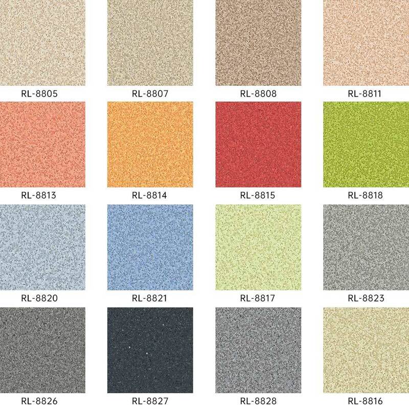 নার্সিংহোমের রোগীদের কক্ষের জন্য অ্যান্টি-স্ক্র্যাচ সারফেস সহ প্রভাব-প্রতিরোধী হোমোজেনিয়াস ফ্লোরিং