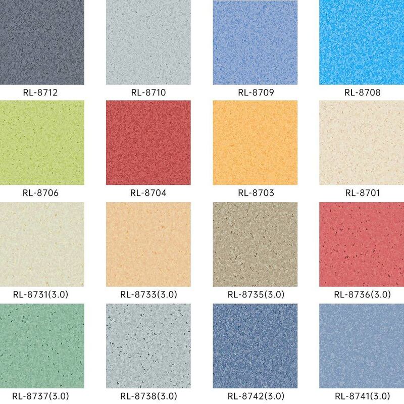 রাসায়নিক-প্রতিরোধী নির্বিঘ্ন সমজাতীয় ভিনাইল মেঝে, যা নার্সিং হোম গৃহস্থালীর প্রয়োজনীয়তার জন্য তৈরি করা হয়েছে