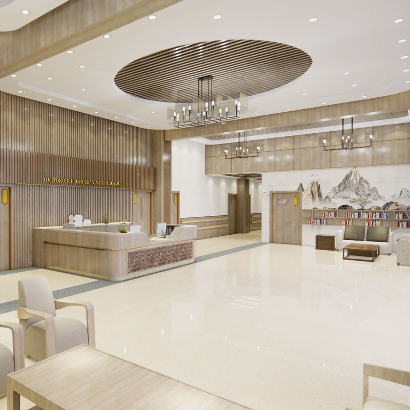 High-Performance Homogeneous Flooring Resistant to Heavy Furniture for Nursing Home Living Quarters