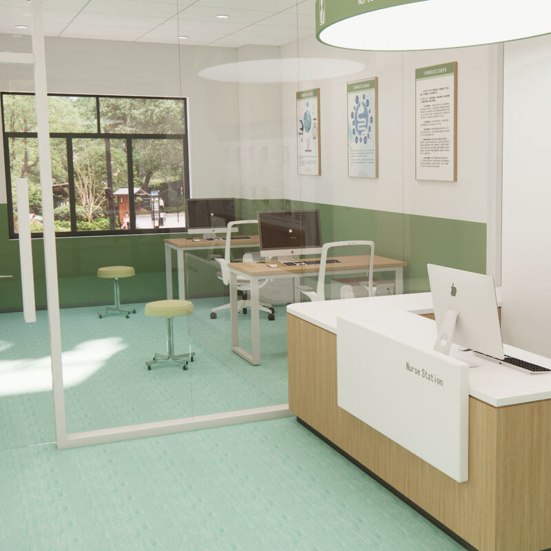 Medical-Grade Antimicrobial Homogeneous Flooring with Disinfectant-Resistant Surface for Hospital Wards