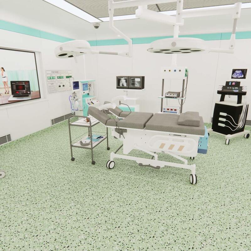 ESD অ্যান্টি স্ট্যাটিক রোলস ক্লিনরুম এবং ডাস্ট-ফ্রি ওয়ার্কশপের জন্য পরিধান-প্রতিরোধী ডাস্ট-প্রুফ ফ্লোরিং